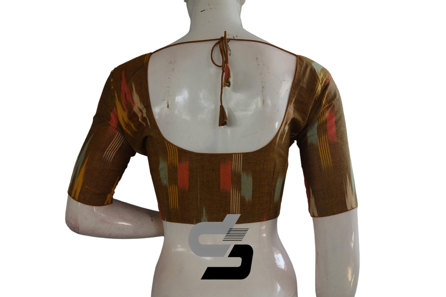 Ikkat Cotton Readymade Blouse - D3blouses