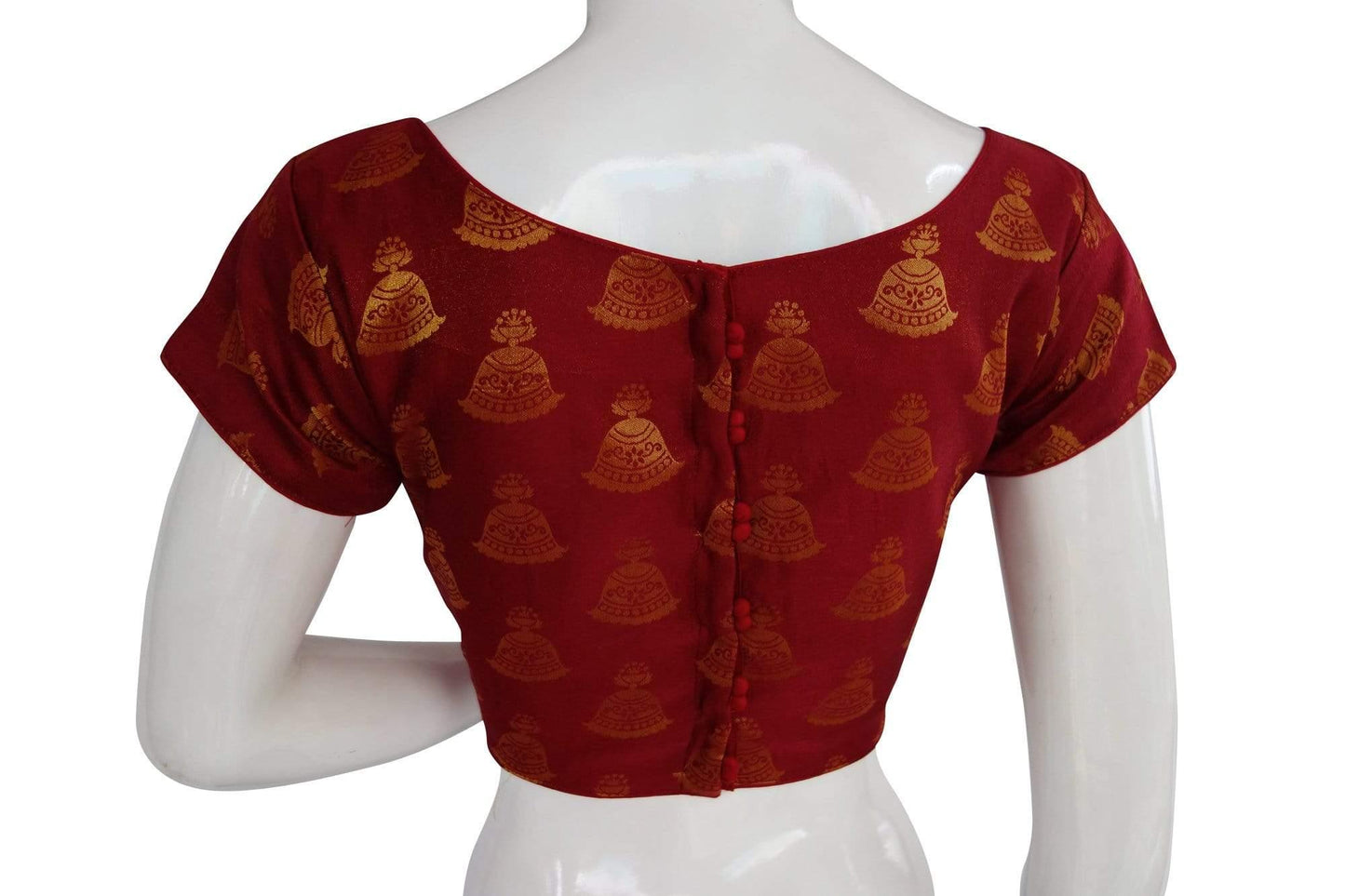 Brocade silk Readymade saree blouse, Ready to wear blouse, Indian sari blouse,Crop top - D3blouses