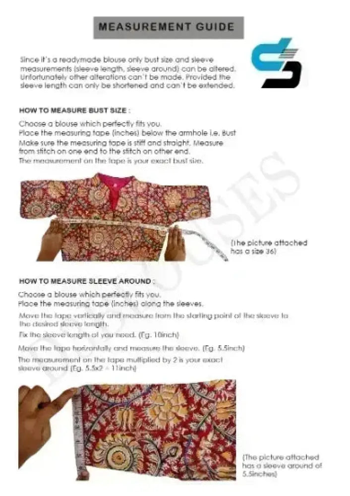 Pretty in Pink: Cotton Printed Readymade Saree Blouse - D3blouses
