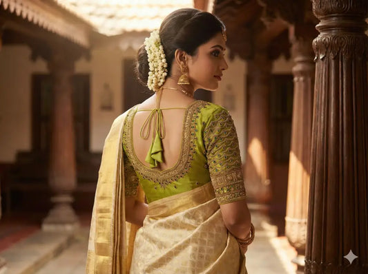 Wedding Silk Saree Blouse | Designer Bridal Readymade Choli | Luxury Indian Ethnic Wear | Multiple Colors - Readymade