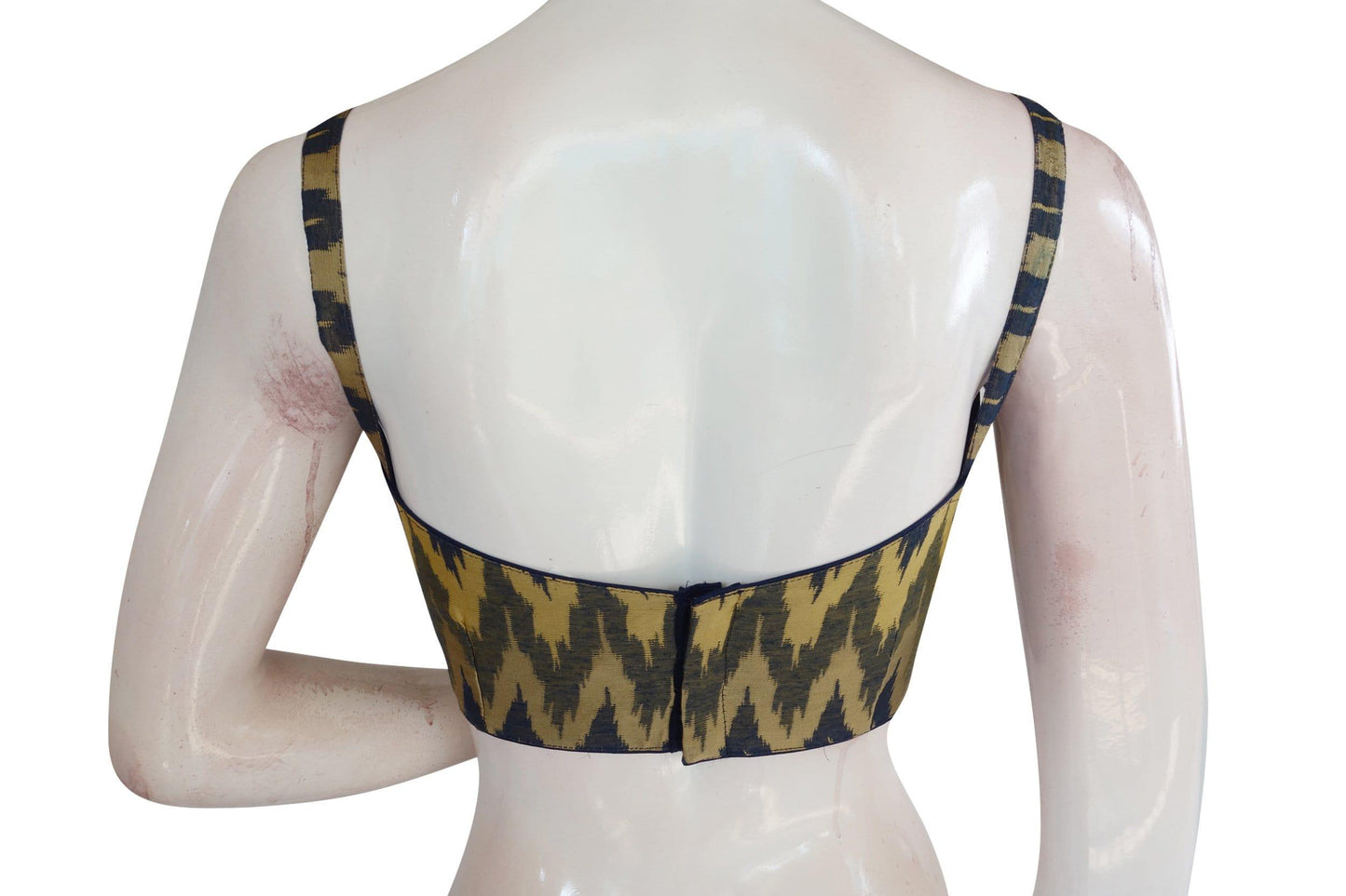 multi ikkat silk designer readymade silk with spaghetti strap 6