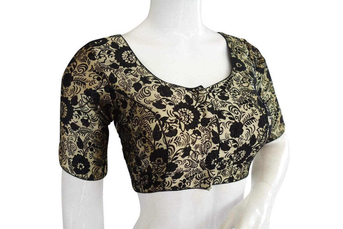 brocade silk readymade saree blouse ready to wear blouse indian sari blouse crop top 25