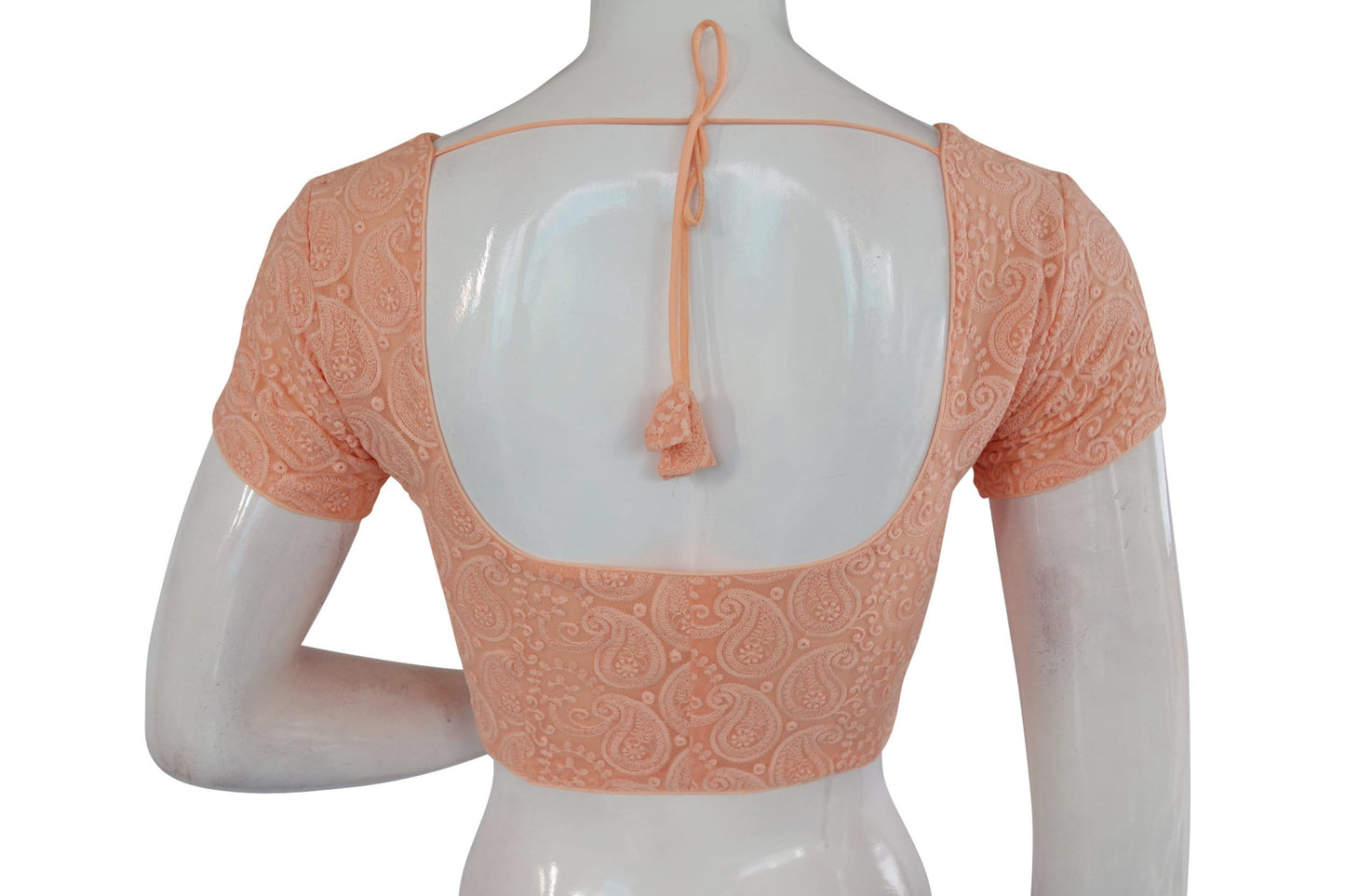 copy of chikankari embroidery readymade saree blouse indian readymade blouse croptop 2