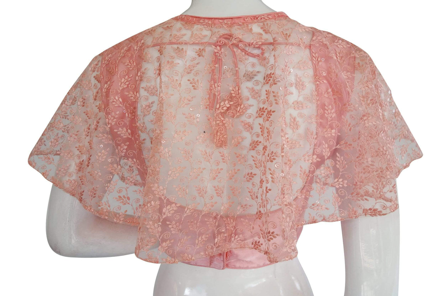 High quality Netted Poncho Readymade Blouse - D3blouses