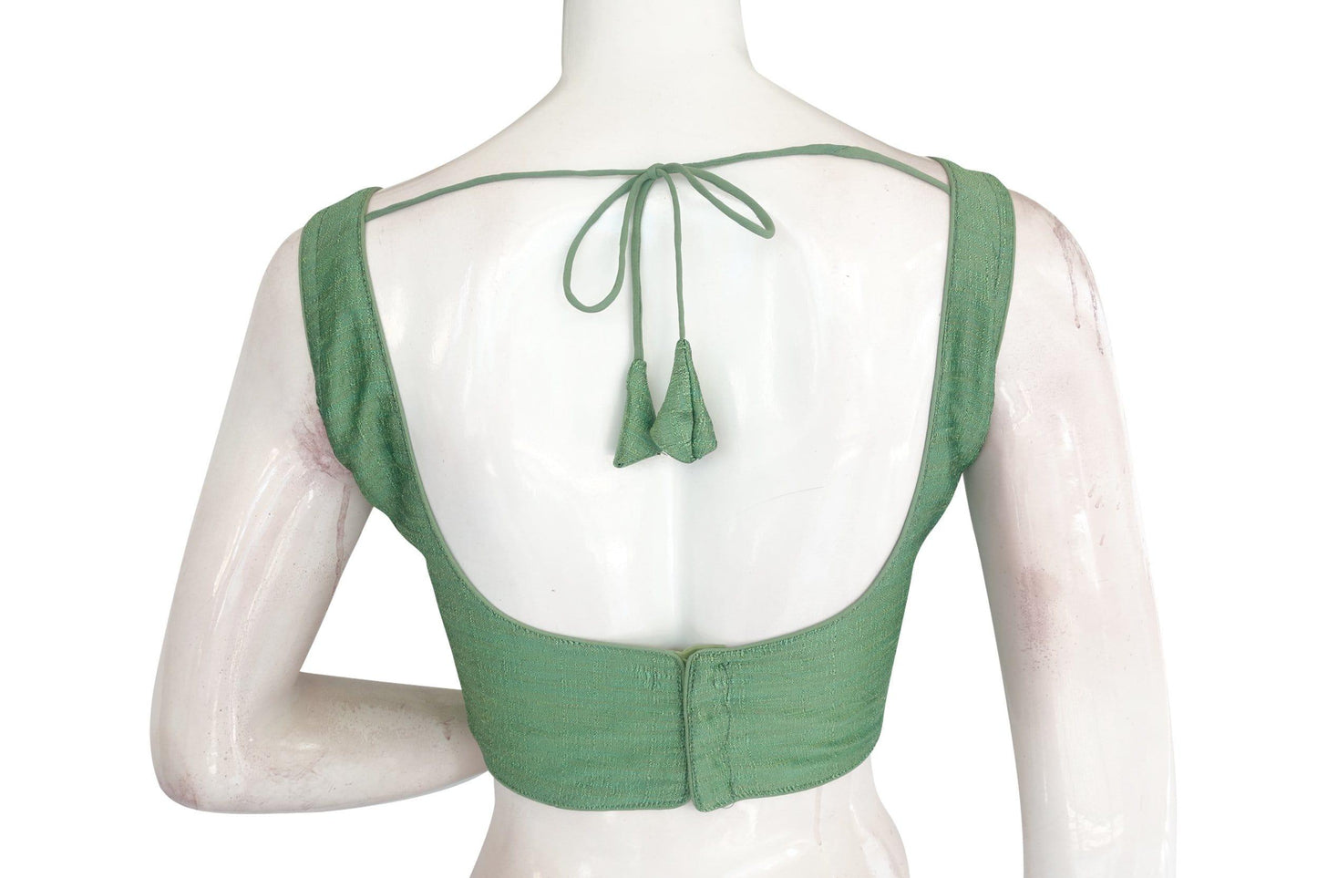 plain silk designer readymade blouse 2