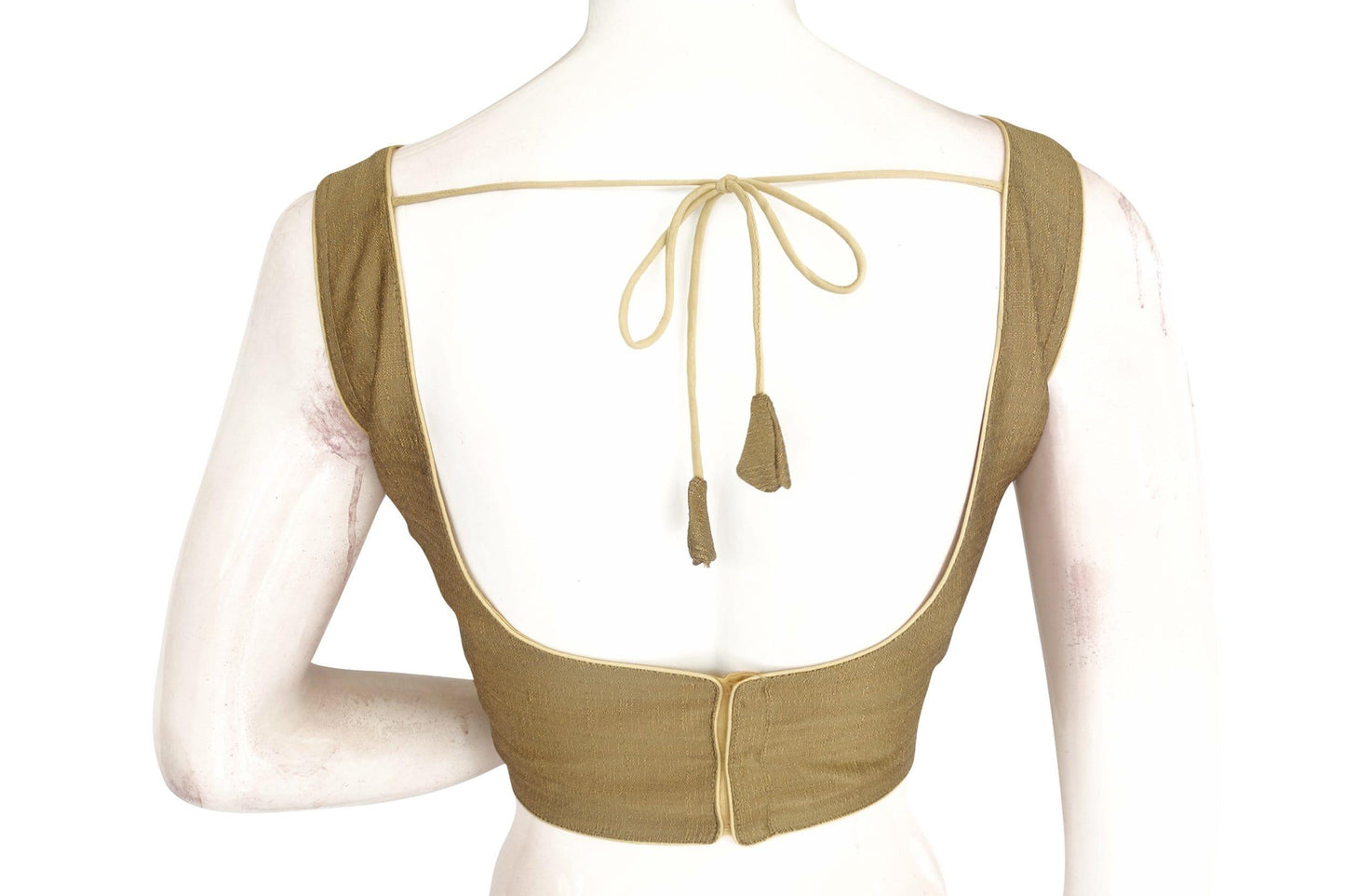 plain silk designer readymade blouse 16