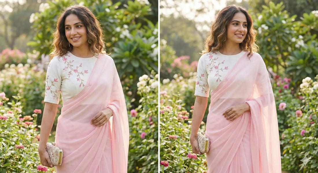 How to Style a Off White Blouse with Any Saree: The Ultimate Mix & Match Guide