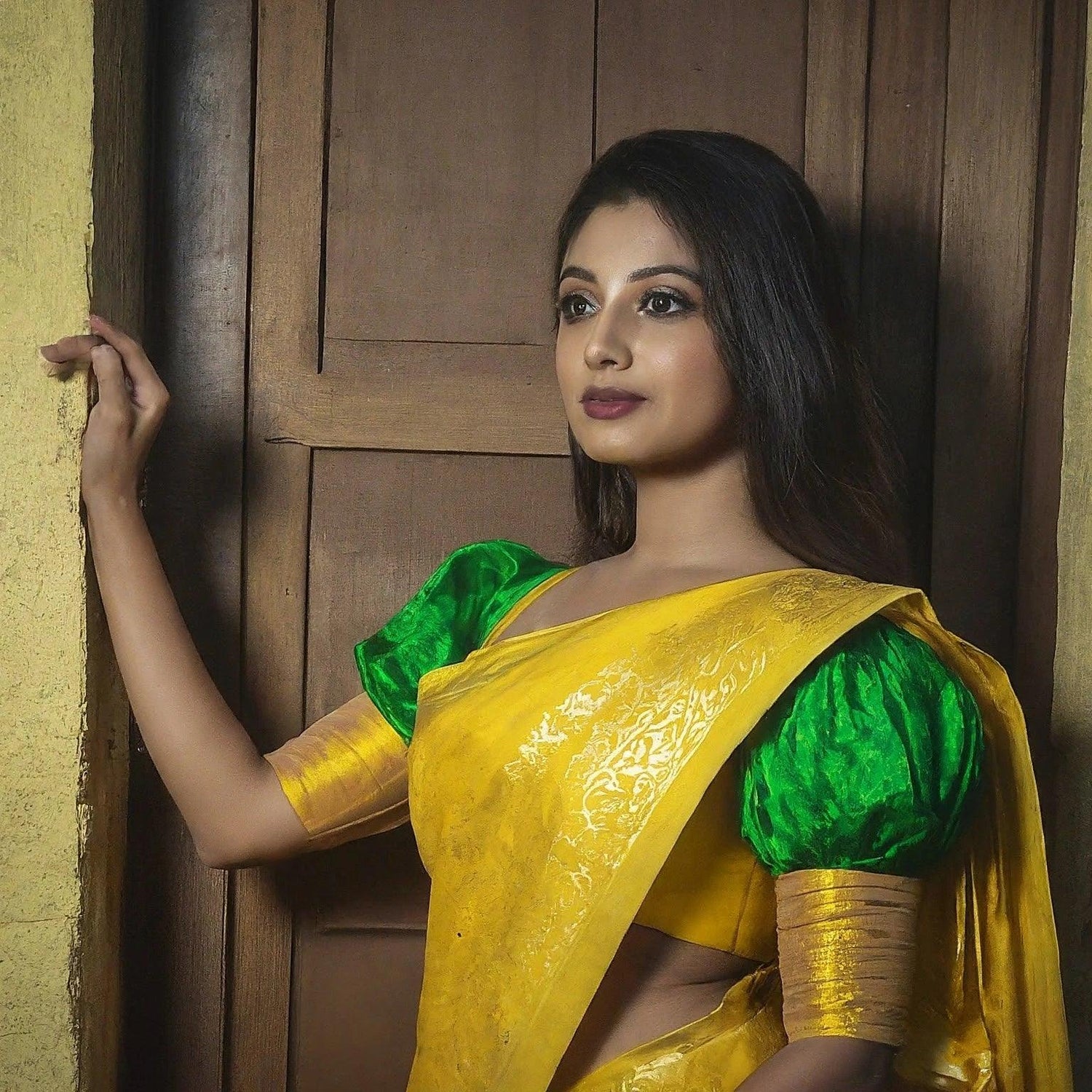 Puff Sleeves Saree Blouses
