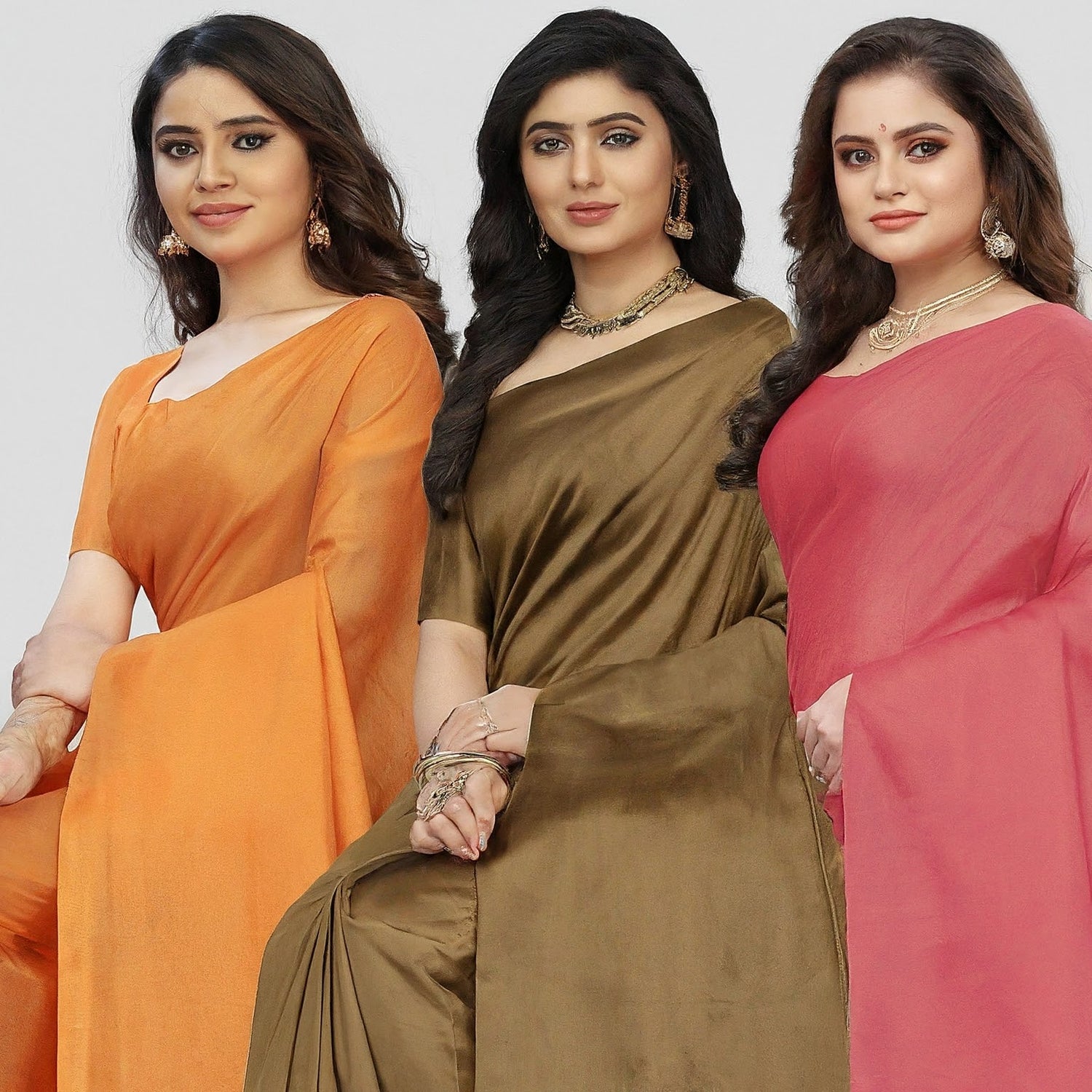 Plain Saree Blouses Online