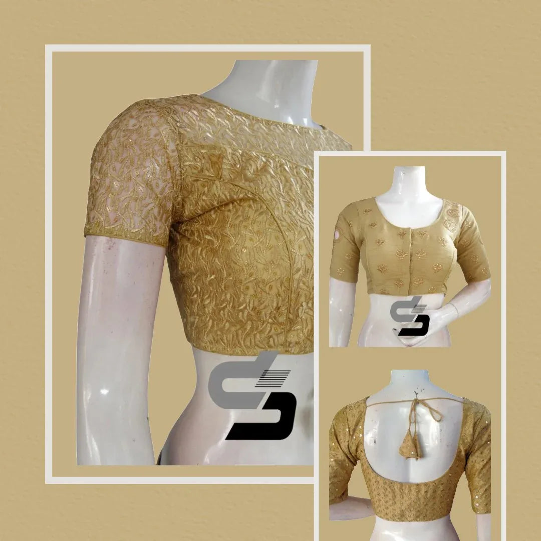 Gold Blouses - D3blouses