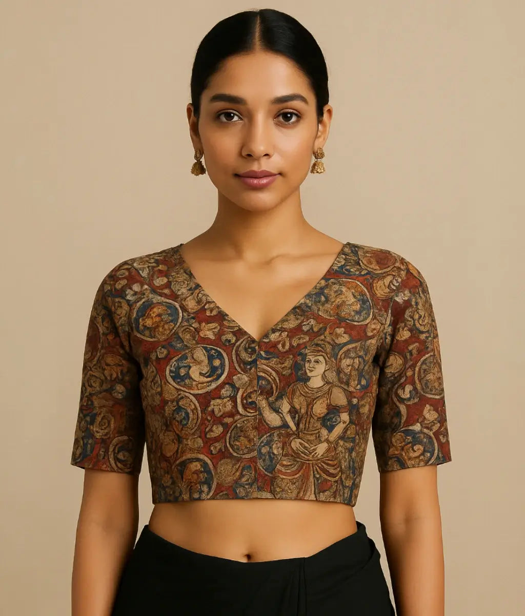 Kalamkari Blouse |D3Blouses
