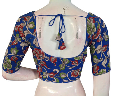 Kalamkari Cotton Saree Blouse – Multiple Prints | Ready-to-Wear, Daily & Festive Wear