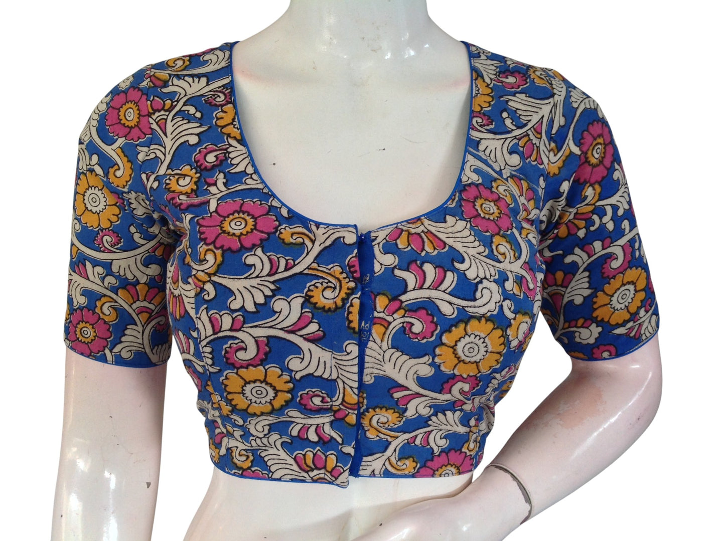 Kalamkari Cotton Saree Blouse – Multiple Prints | Ready-to-Wear, Daily & Festive Wear