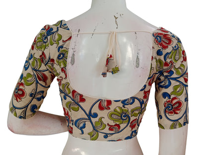 Kalamkari Cotton Saree Blouse – Multiple Prints | Ready-to-Wear, Daily & Festive Wear