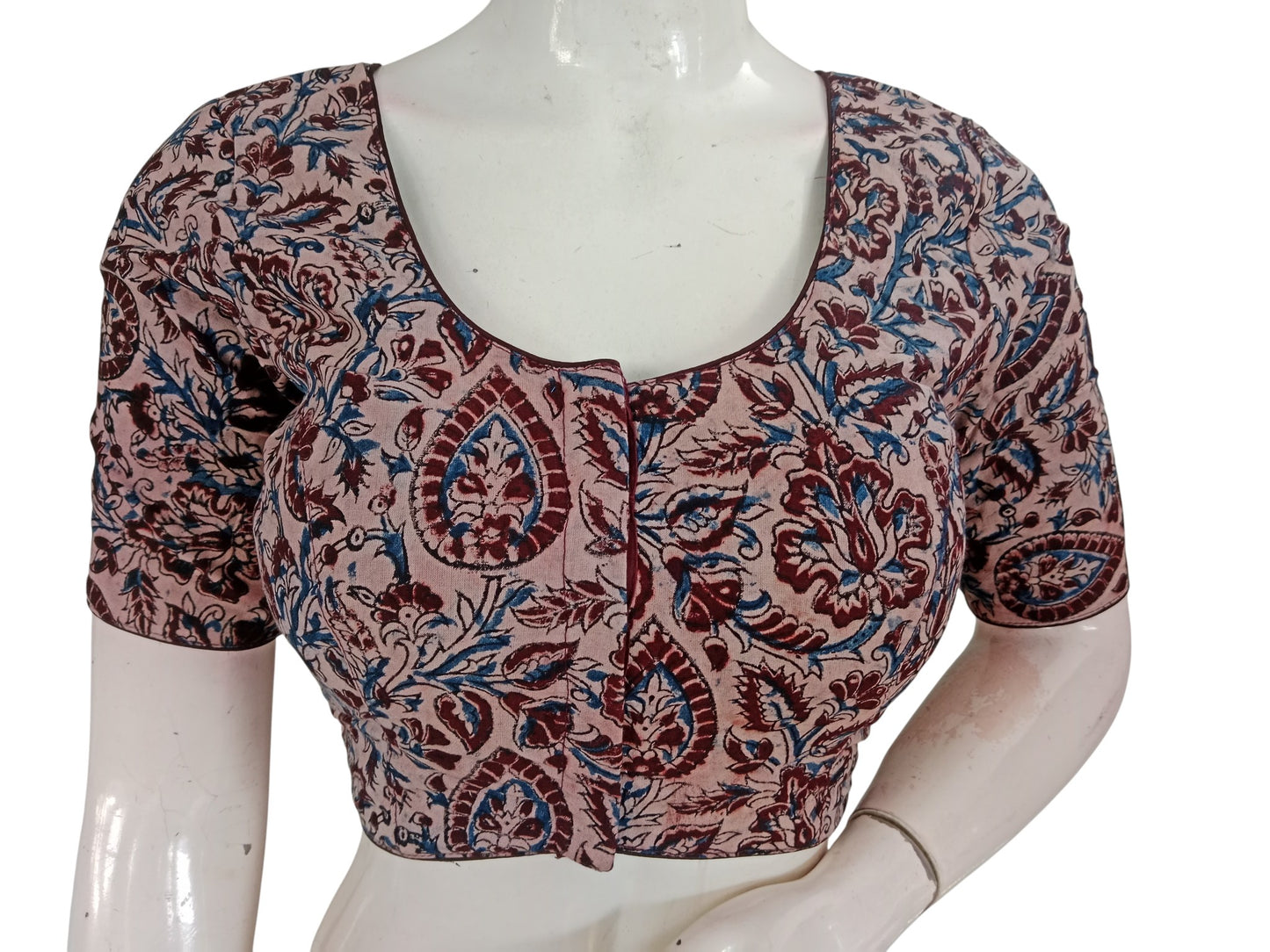 Kalamkari Cotton Saree Blouse – Multiple Prints | Ready-to-Wear, Daily & Festive Wear