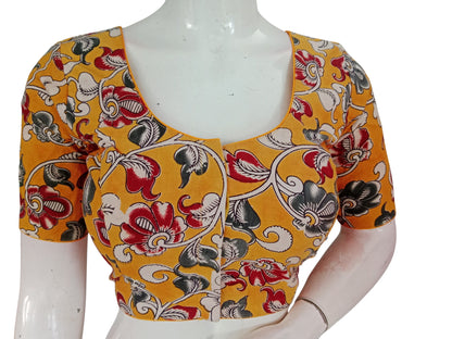 Kalamkari Cotton Saree Blouse – Multiple Prints | Ready-to-Wear, Daily & Festive Wear