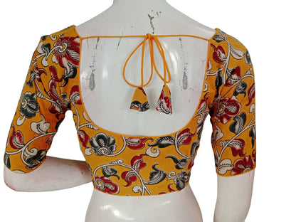 Kalamkari Cotton Saree Blouse – Multiple Prints | Ready-to-Wear, Daily & Festive Wear