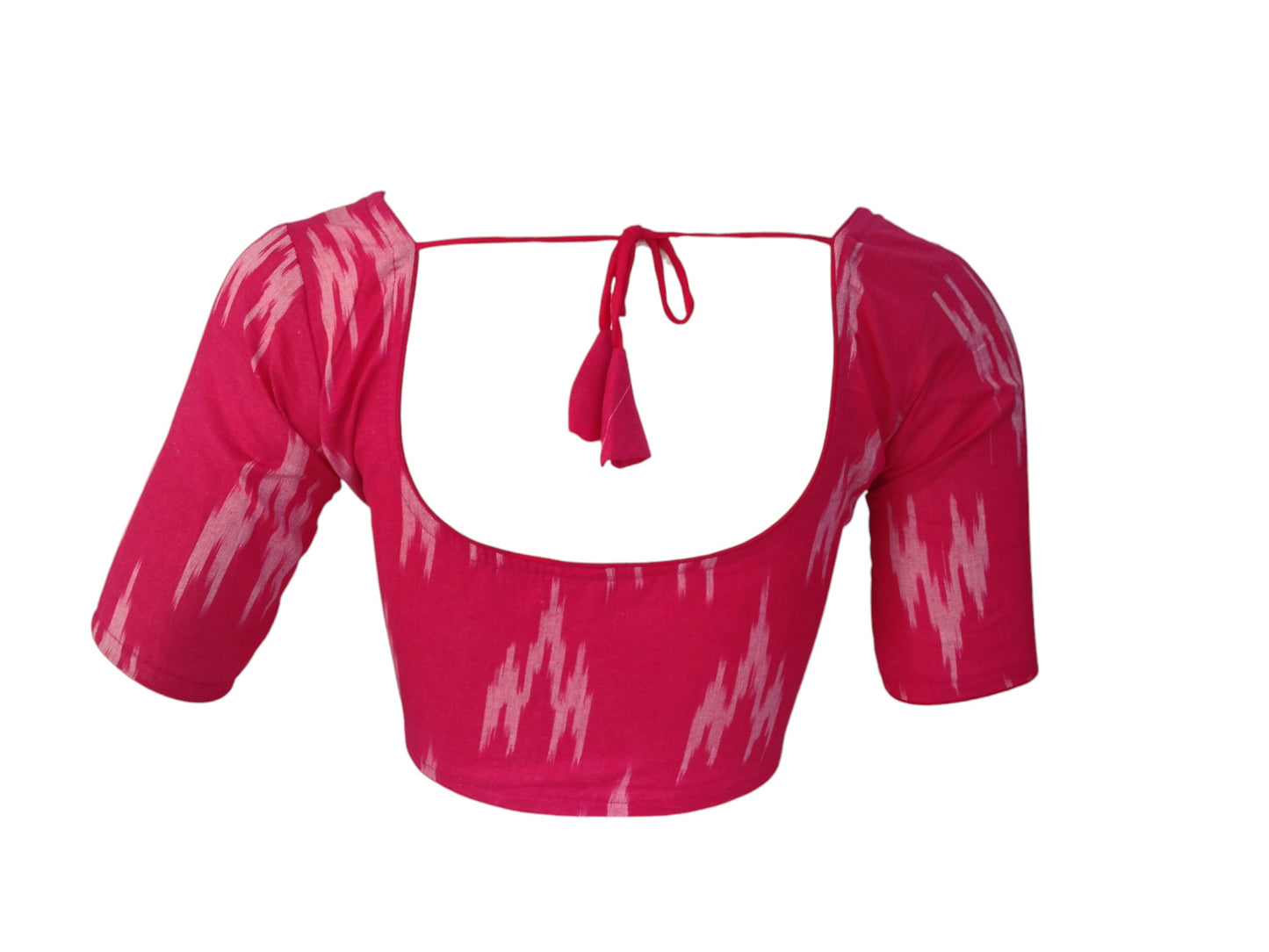 Magenta Cotton Readymade Saree Blouse: A Bold Statement