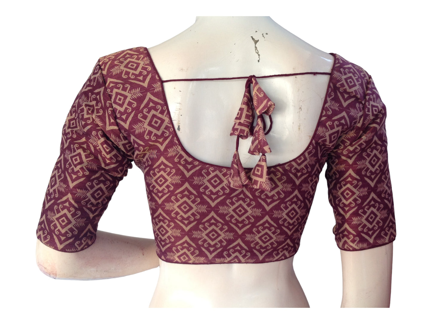 Purple Color Saree Blouse, Indian Readymade Blouse, Tissue Silk Choli top Online
