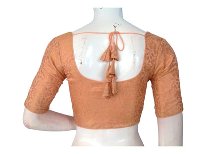 Shop Gold Brocade Blouses Online, Elegant Indian Silk Saree Readymade Blouses