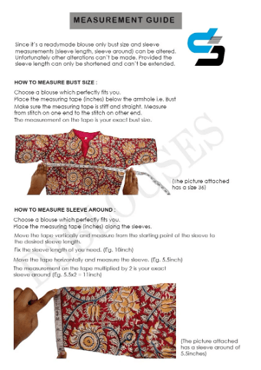 Orange 3/4 th Cotton Checks Readymade saree blouse , Indian Cotton Readymade blouse - D3blouses