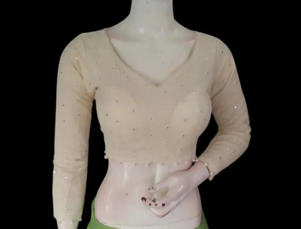 A Fusion of Tradition and Trend: Khadi Cotton Ready made Saree Blouses - D3blouses