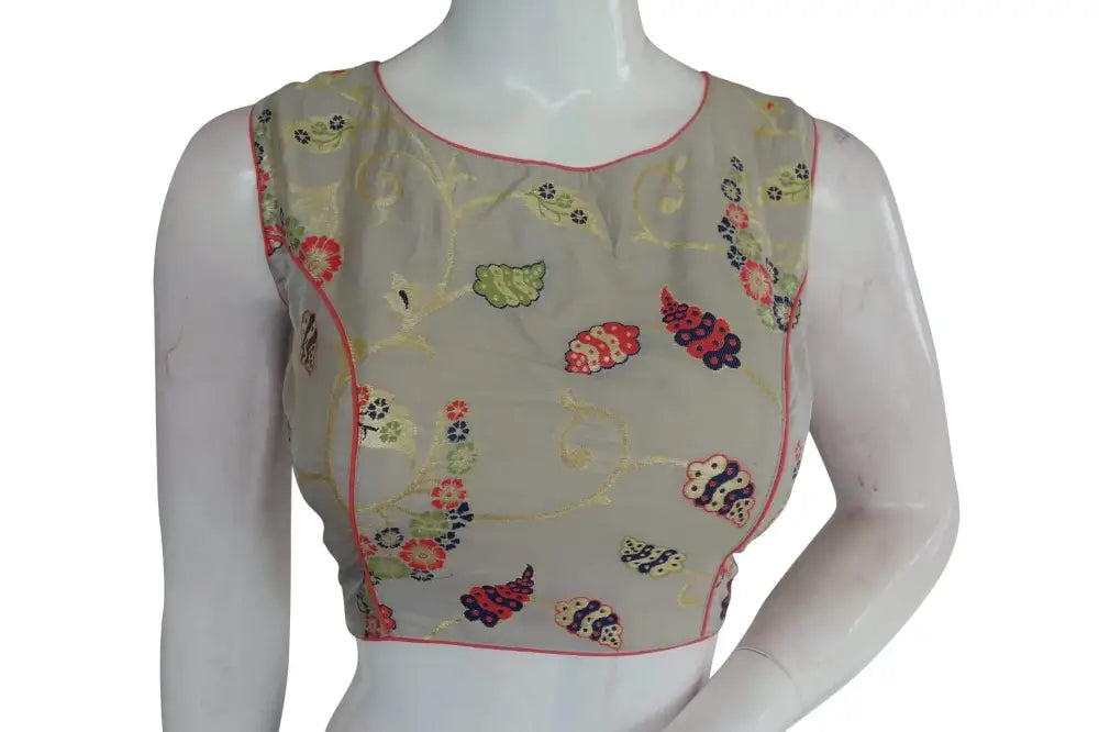 Banarasi Brocade silk Readymade saree blouse, Indian Readymade blouse, Crop top, - D3blouses