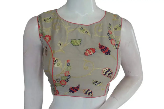 Banarasi Brocade silk Readymade saree blouse, Indian Readymade blouse, Crop top, - D3blouses