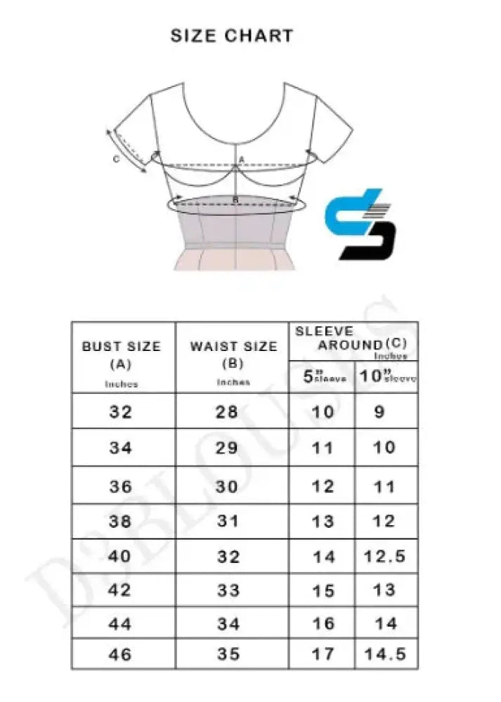 Black Saree Blouse, Brocade Readymade Blouse, Plus Size Indian Choli top Online - D3blouses