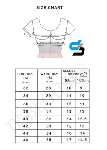 Black Saree Blouse, Brocade Readymade Blouse, Plus Size Indian Choli top Online - D3blouses