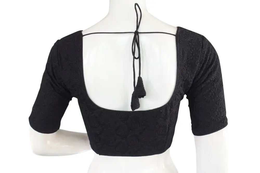 Chikankari Embroidery Readymade saree blouse, Indian Readymade blouse, Croptop - D3blouses