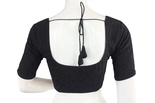 Chikankari Embroidery Readymade saree blouse, Indian Readymade blouse, Croptop - D3blouses