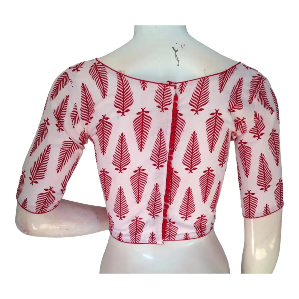 Classic White High Neck Saree Blouse | Hand loom Cotton | Timeless Elegance - D3blouses