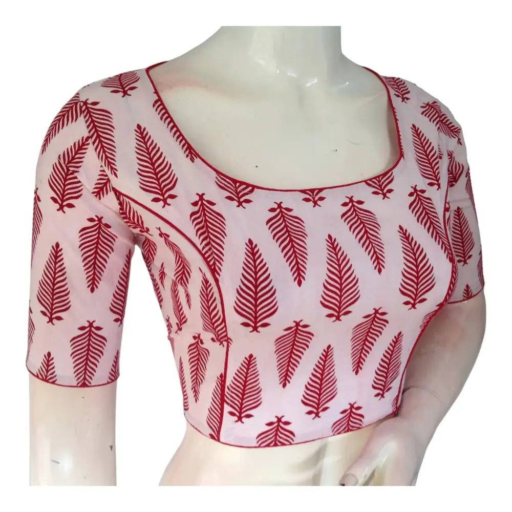 Classic White High Neck Saree Blouse | Hand loom Cotton | Timeless Elegance - D3blouses