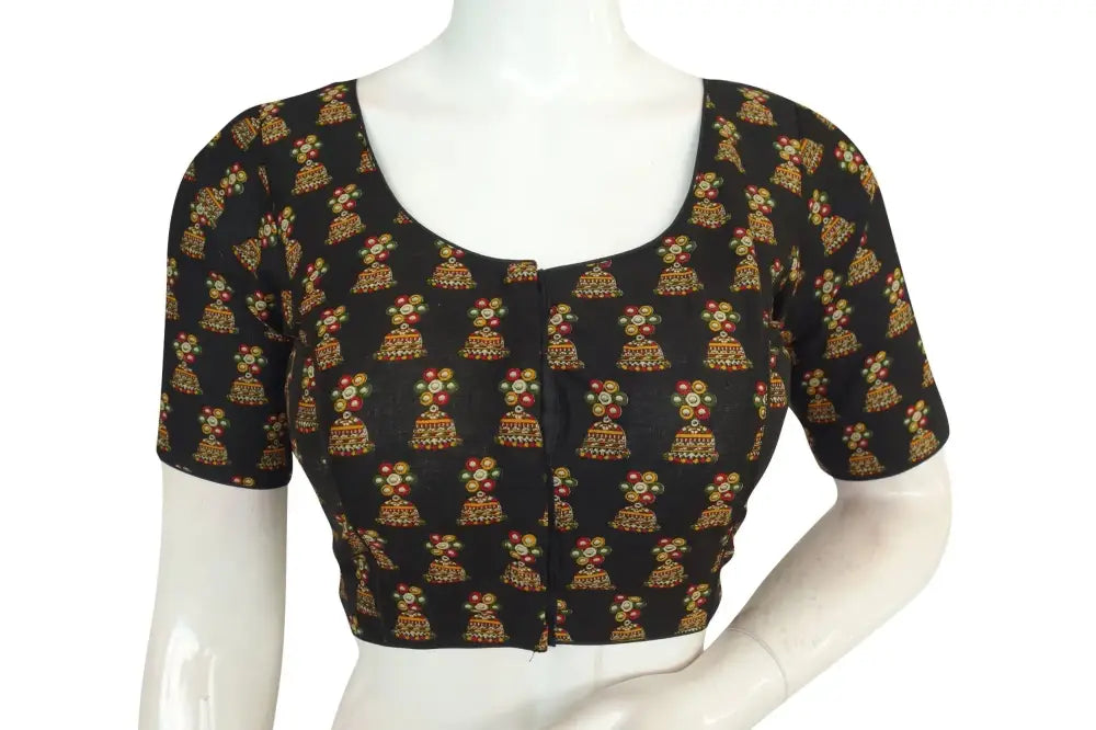 Cotton Printed Readymade Blouse From D3 Blouses - D3blouses