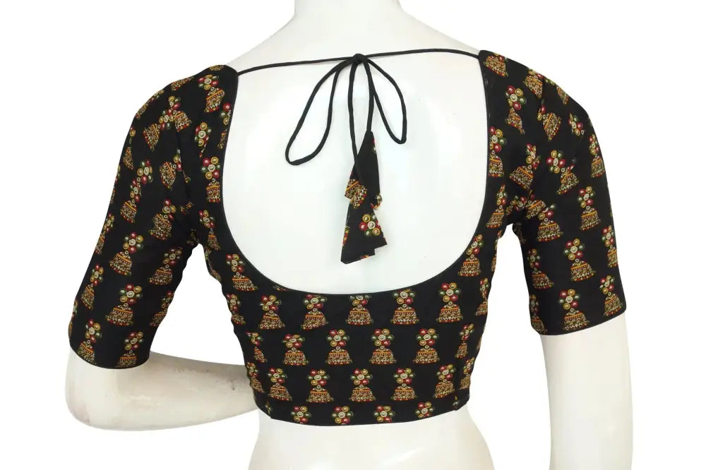 Cotton Printed Readymade Blouse From D3 Blouses - D3blouses