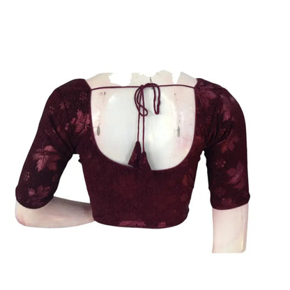 Deep Desire: Dark Purple Designer Blouses for Every Occasion - D3blouses
