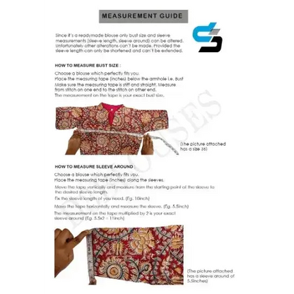 Artisan Beige Kalamkari Sleeveless Readymade Blouse - Subtle Sophistication - D3blouses