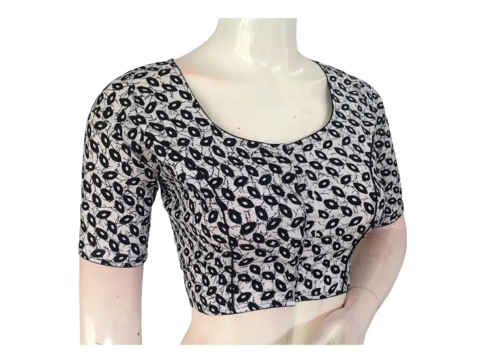 Essential Wardrobe Staple: White High-Neck Cotton Blouse - D3blouses