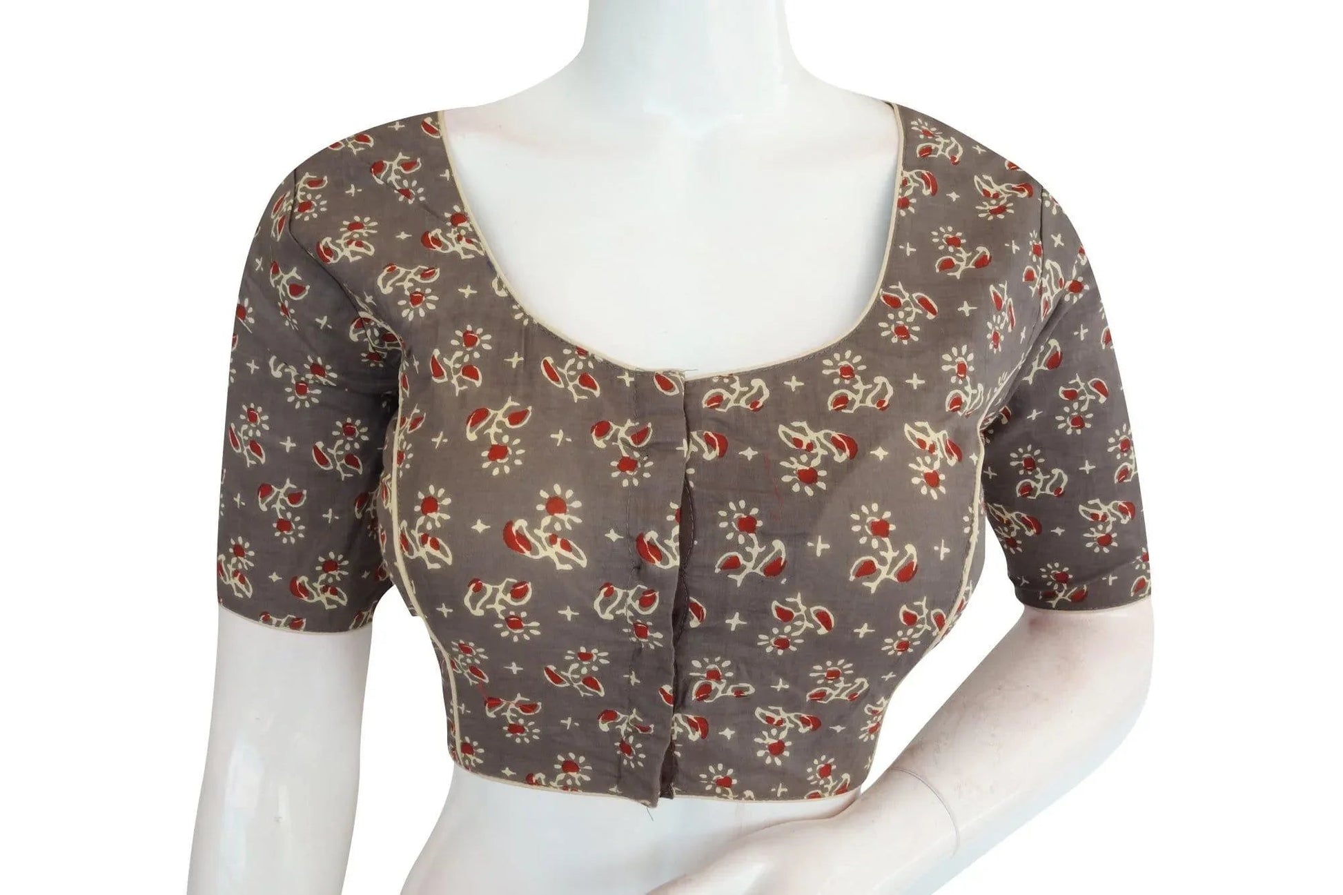 Exclusive Summer Cotton prints Readymade Blouse - D3blouses