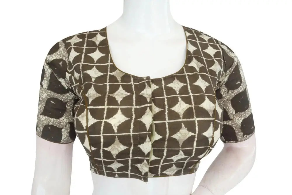Exclusive Summer Cotton prints Readymade Blouse - D3blouses