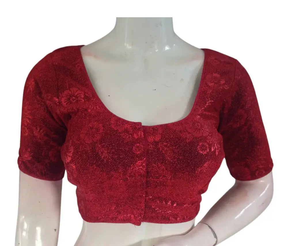 Fabulous Maroon Designer Blouse | Trendy & Ready to Go | Indian Wear - D3blouses