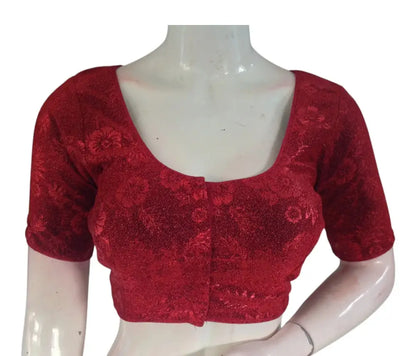 Fabulous Maroon Designer Blouse | Trendy & Ready to Go | Indian Wear - D3blouses