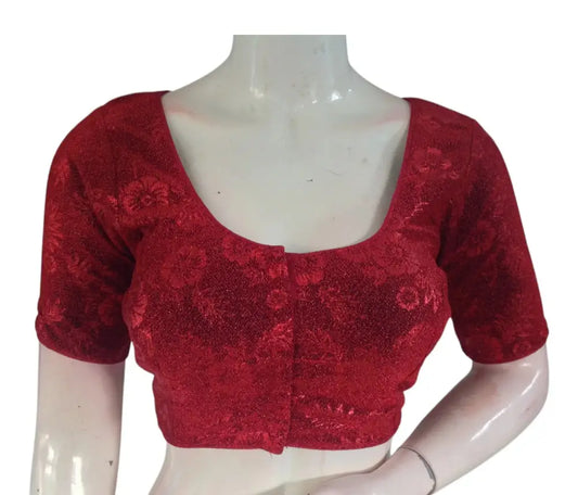 Fabulous Maroon Designer Blouse | Trendy & Ready to Go | Indian Wear - D3blouses