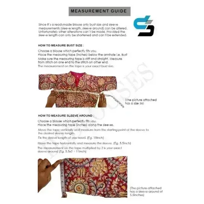 Pretty in Pink: Cotton Printed Readymade Saree Blouse - D3blouses