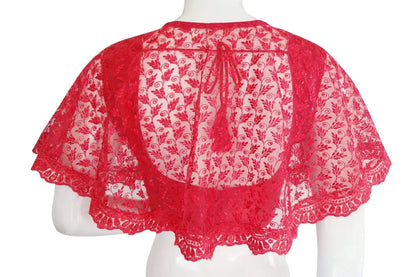 High quality Netted Poncho Readymade Blouse - D3blouses