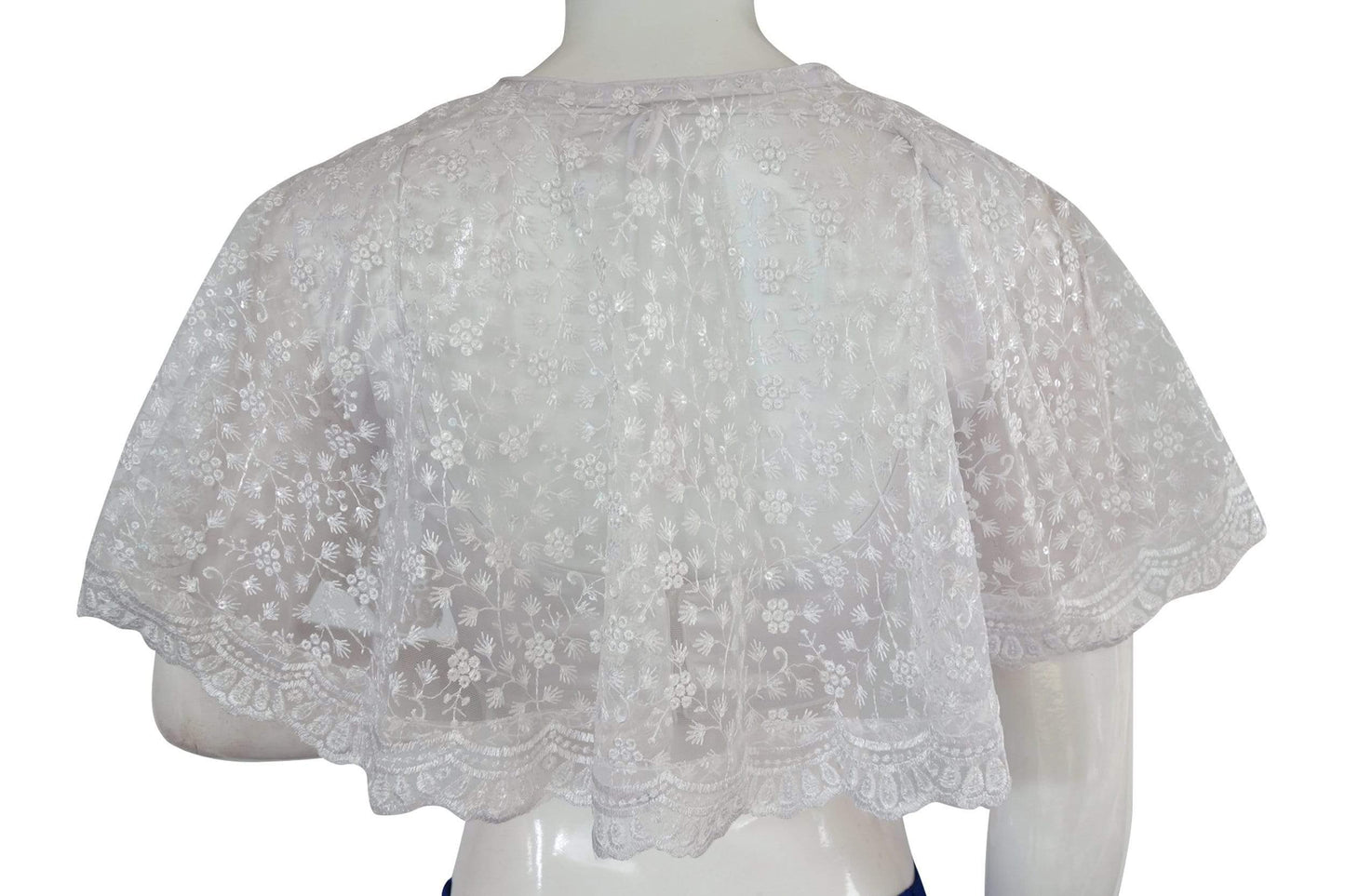 High quality Netted Poncho Readymade Blouse - D3blouses