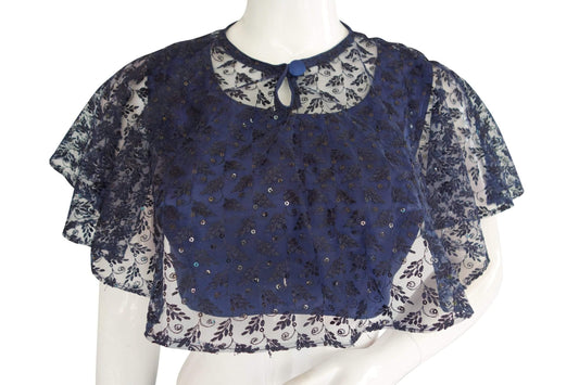 High quality Netted Poncho Readymade Blouse - D3blouses