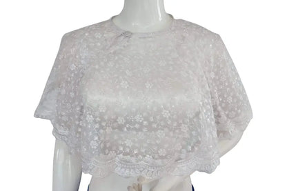 High quality Netted Poncho Readymade Blouse - D3blouses