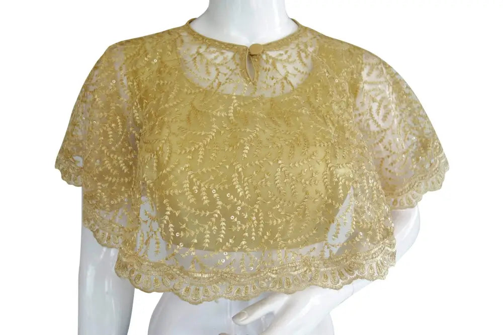 High quality Netted Poncho Readymade Blouse - D3blouses